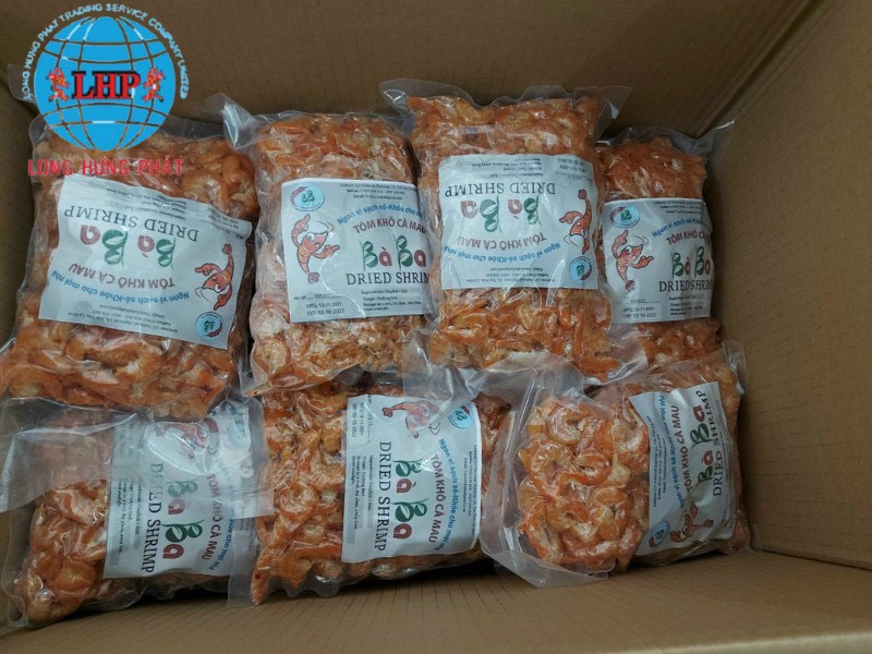 gửi tôm khô đi Mỹ